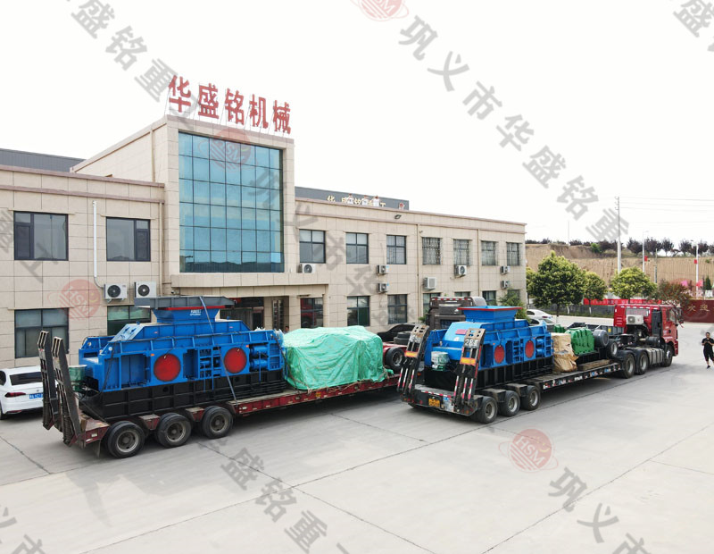 水泥廢料用什么破碎好？就用液壓對輥制砂機(jī)