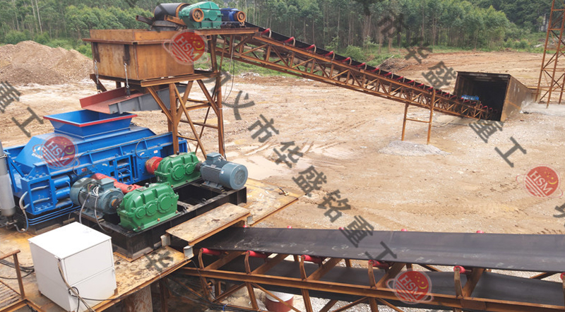 花崗巖制砂機(jī)案例現(xiàn)場(chǎng)